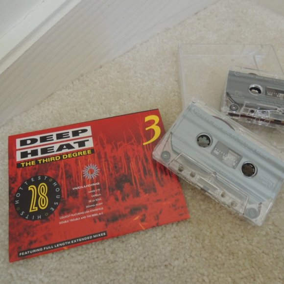 Deep Heat 3 The Third Degree Various 80's Dance Hits 1989 Double Cassette Tape - Picture 5 of 8